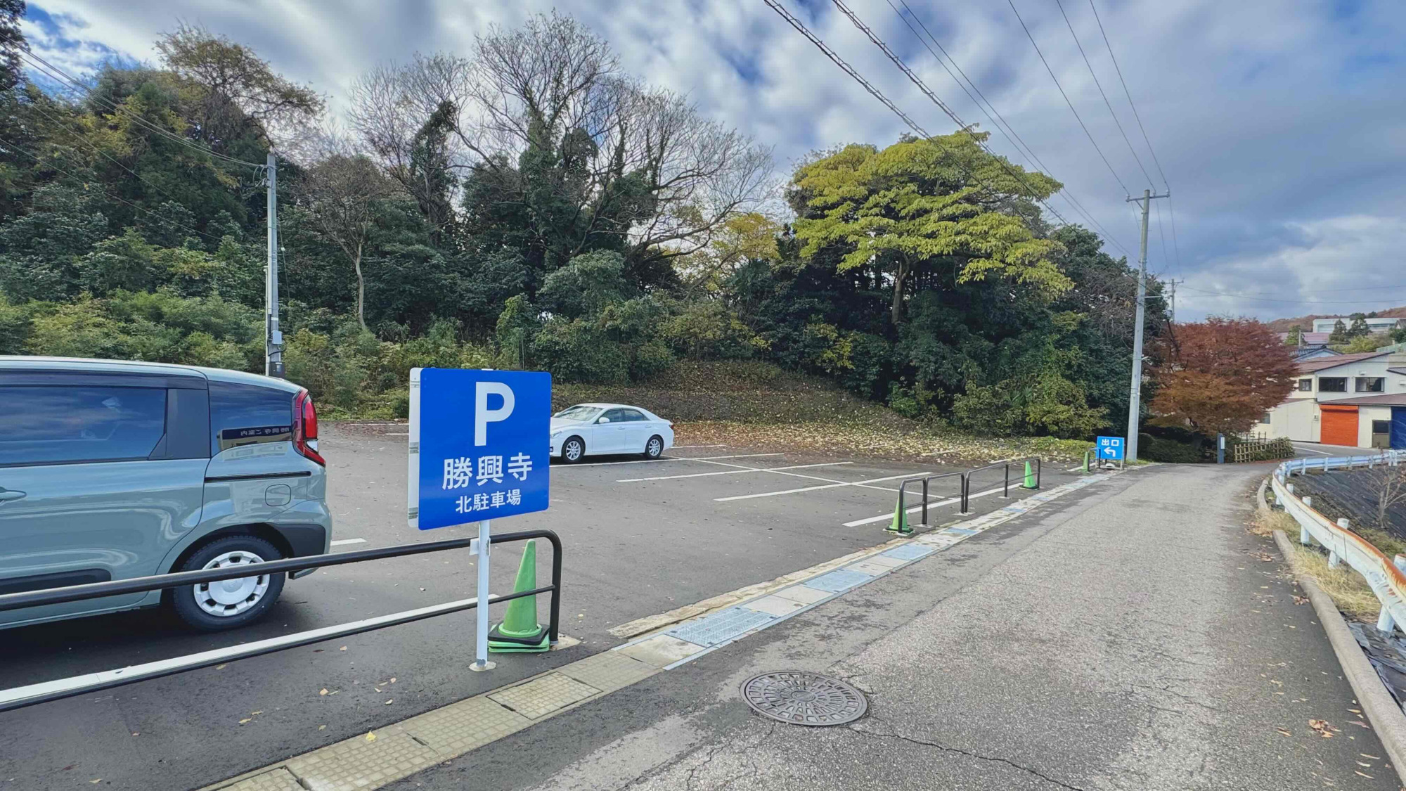 無料駐車場・北側