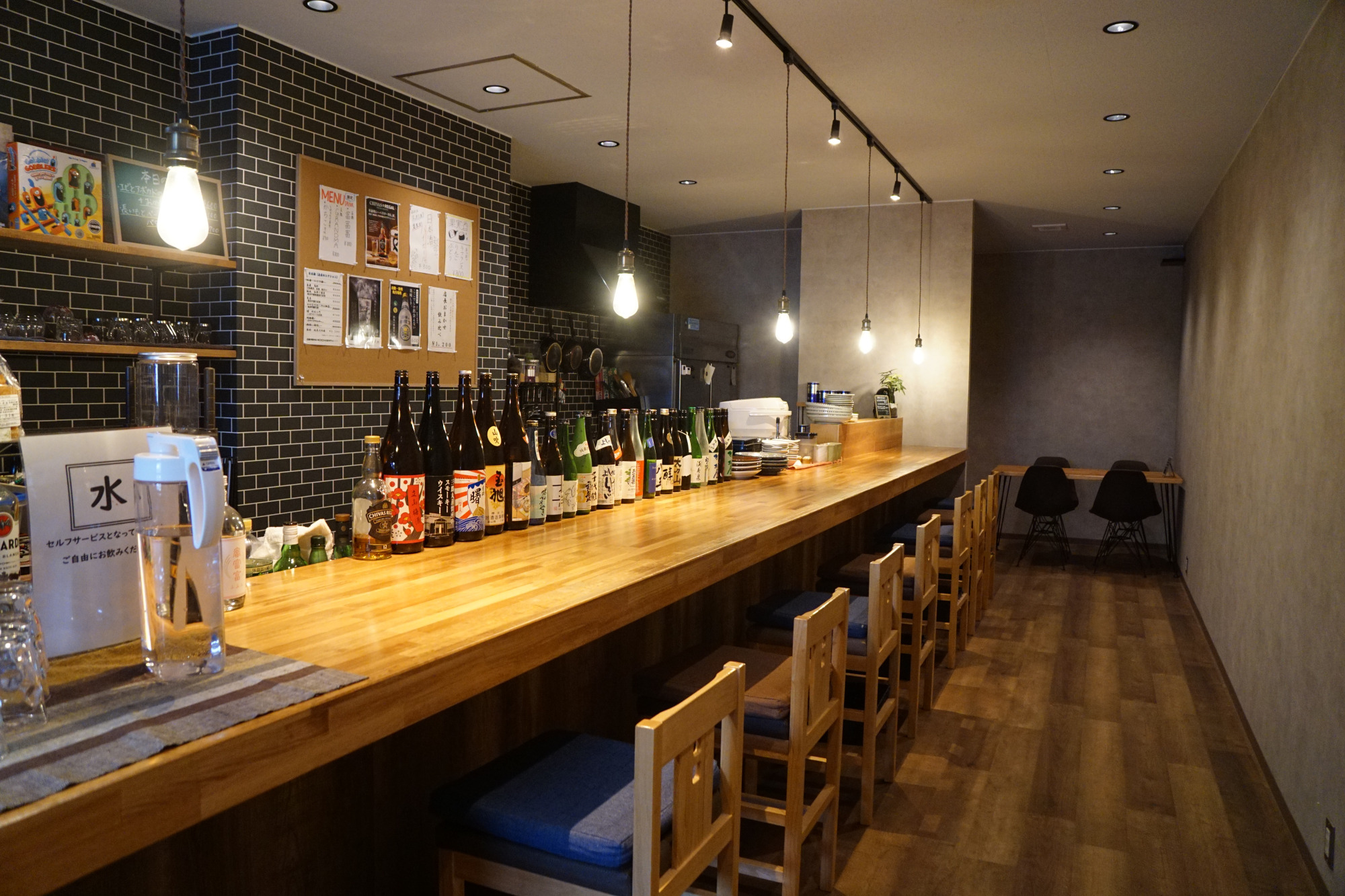 お洒落な店内