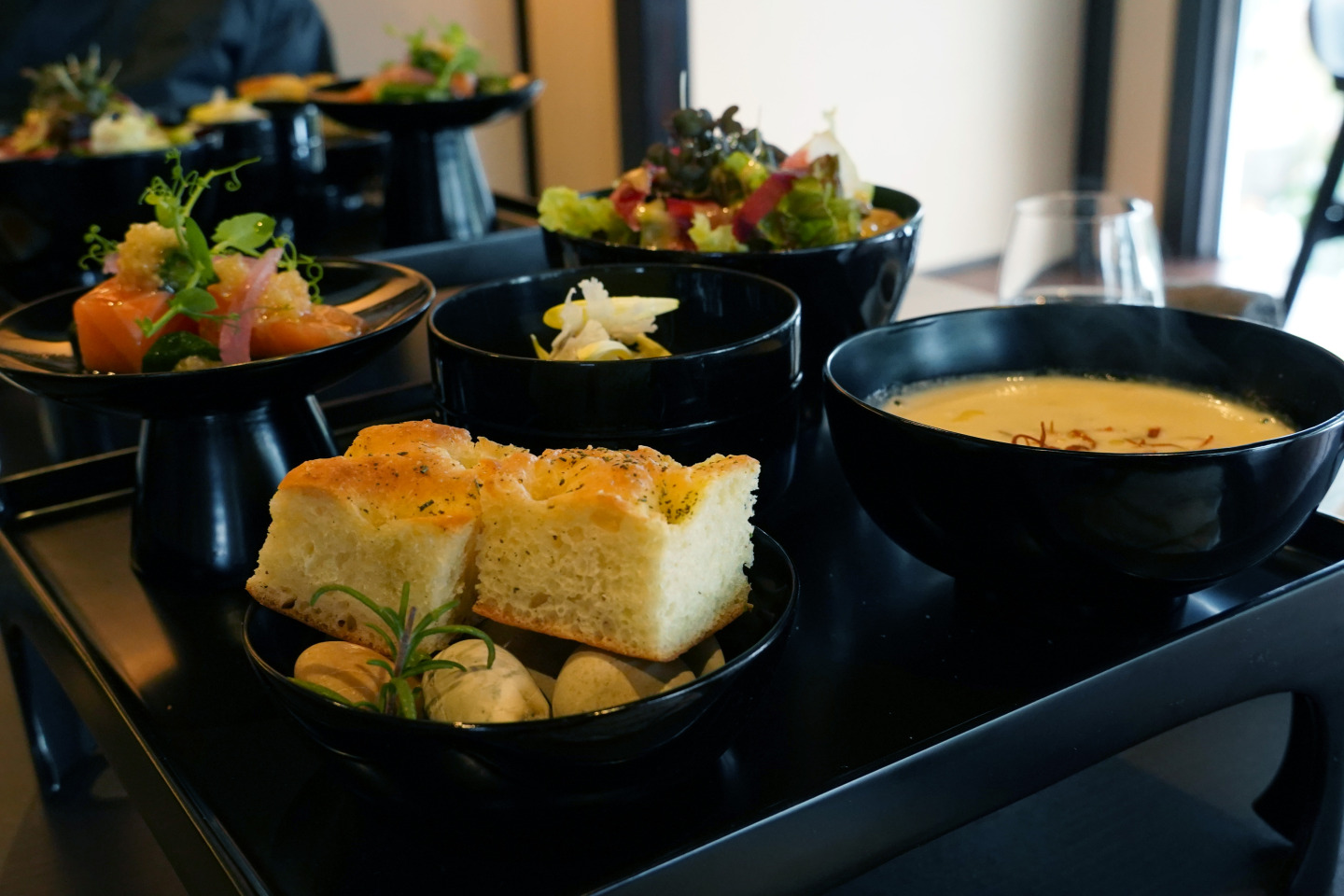 お膳5品(前菜・パン)