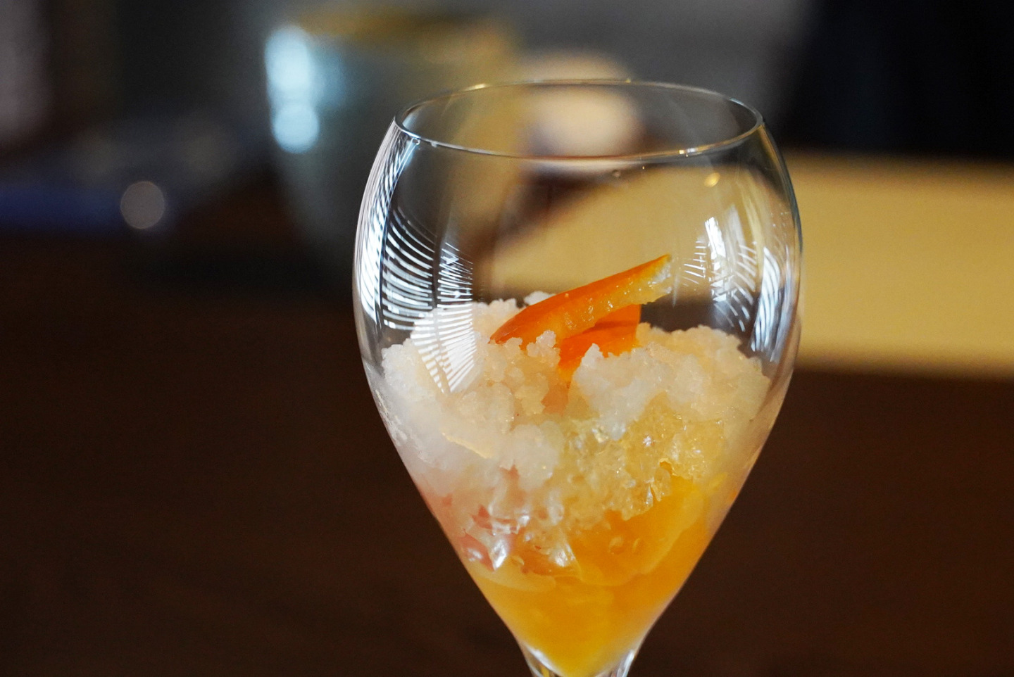 柑橘と生姜のデザート