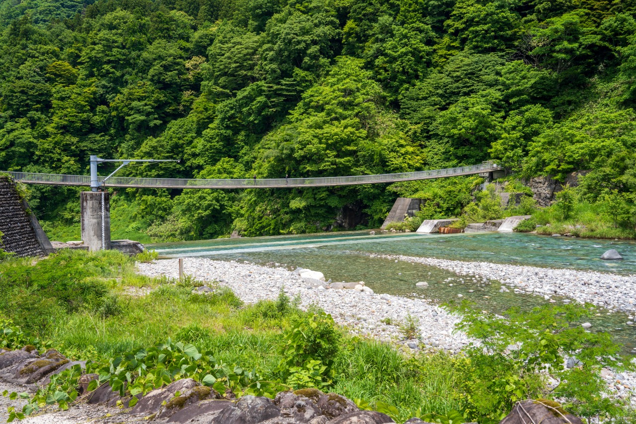 ワクワクする吊り橋『心のかけはし』