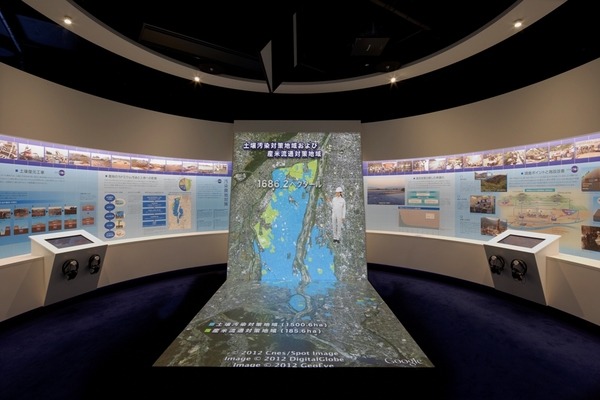 ビジュアルに訴える展示