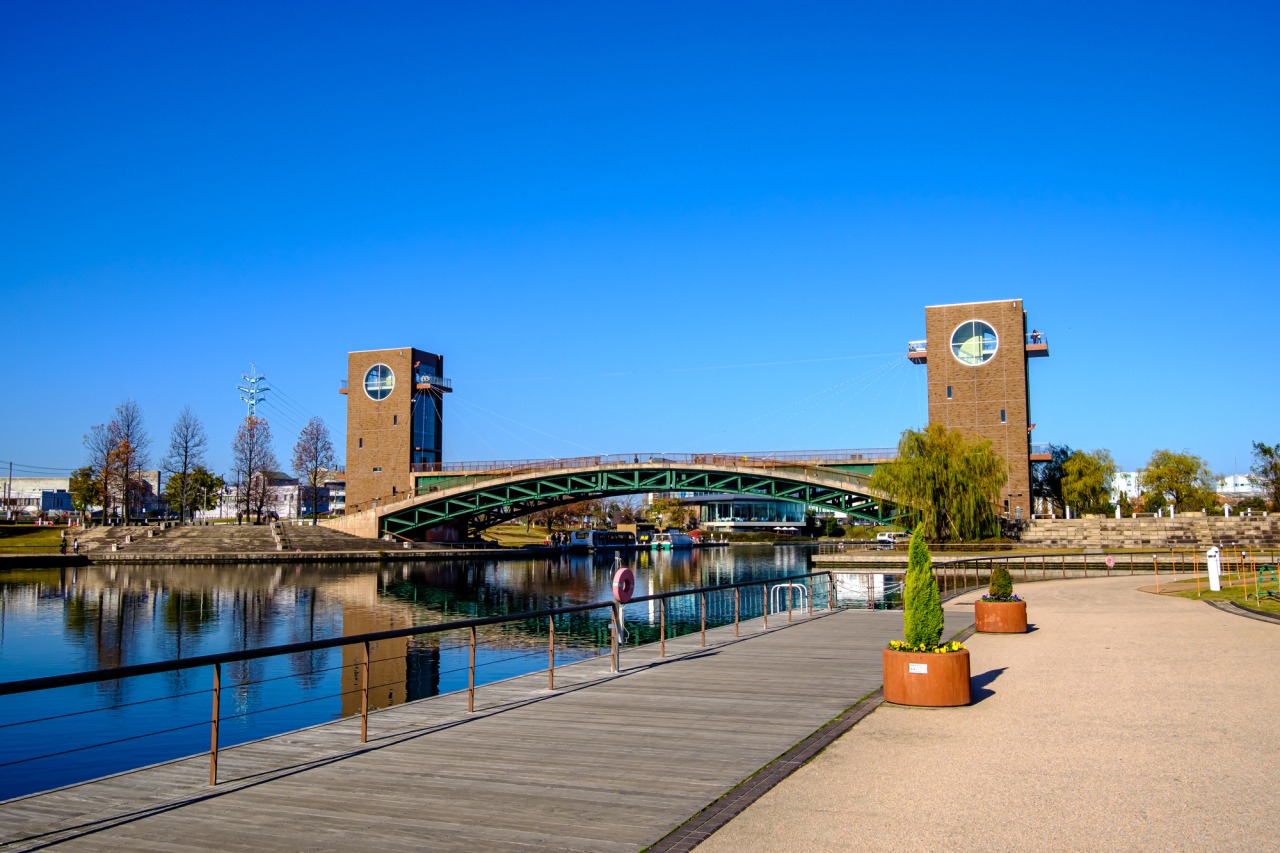公園のシンボル天門橋