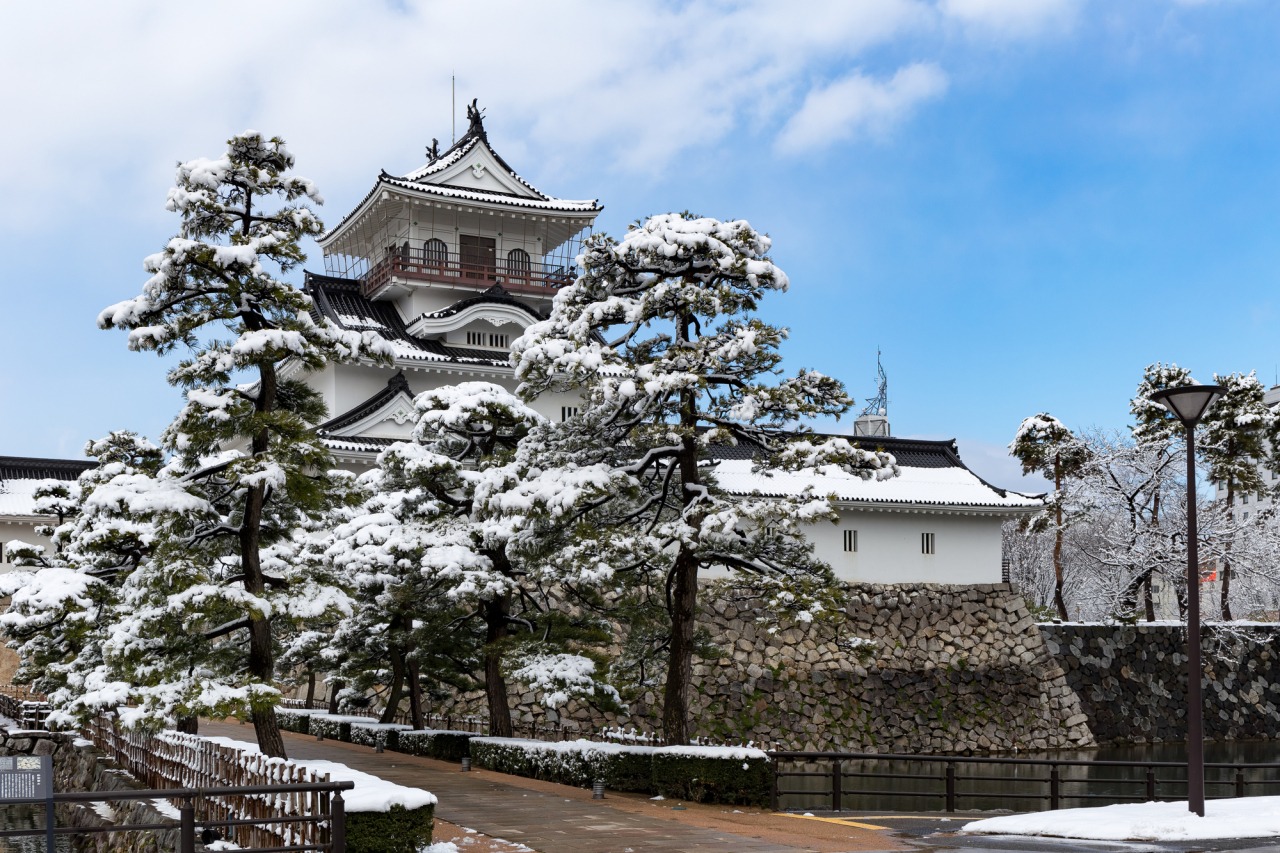 雪をかぶったお城もまた格別