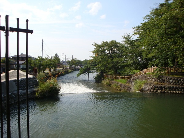 夏でも水量豊かに流れます
