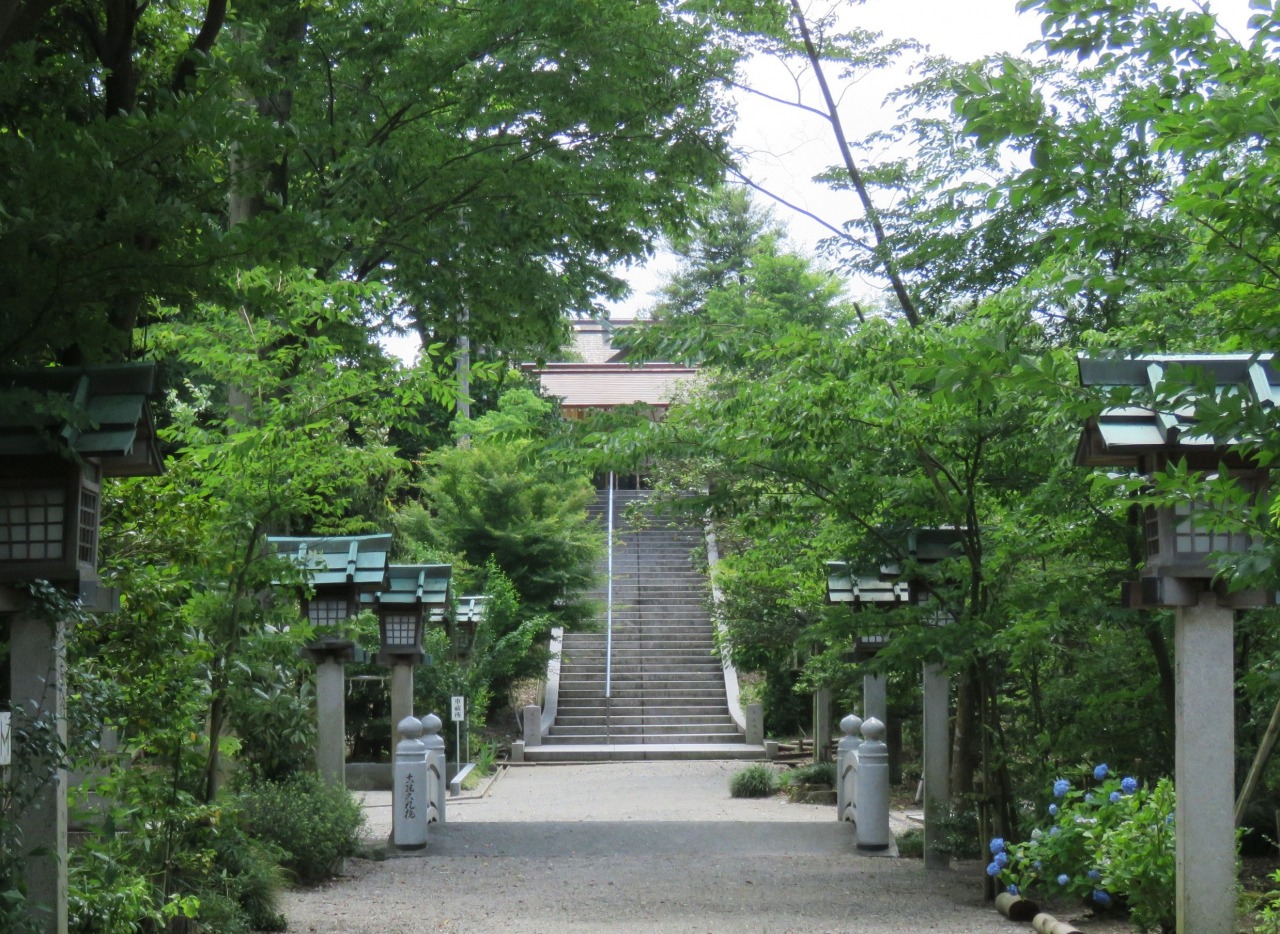 趣ある並木参道