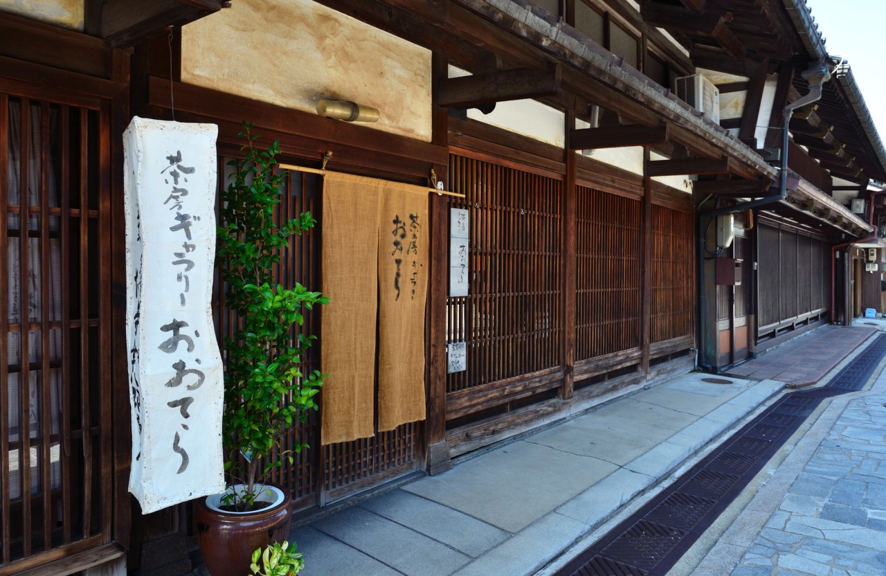 散策の途中でほっと一息