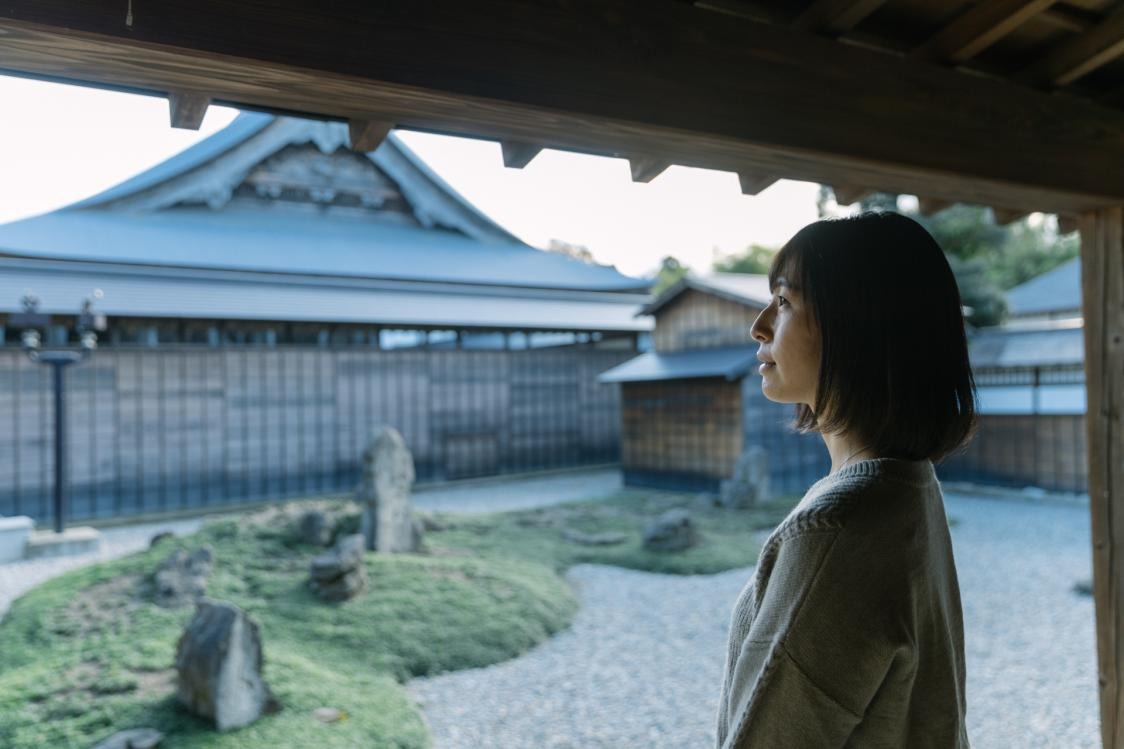 大広間横の中庭