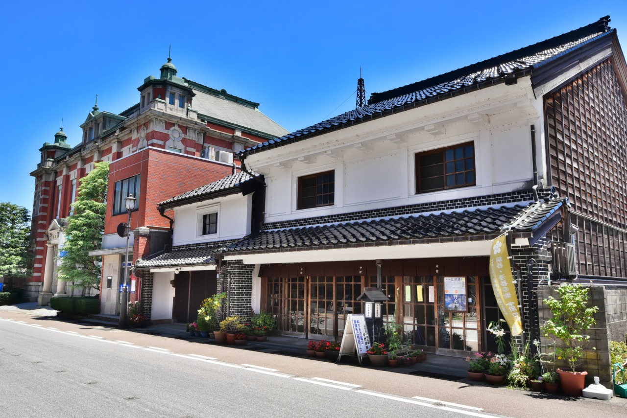 日本の伝統的風景が残るまち並み
