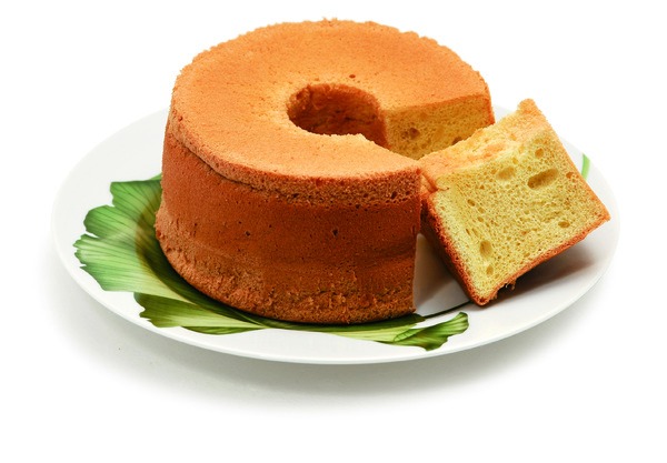 ふんわりと膨らんだシフォンケーキ