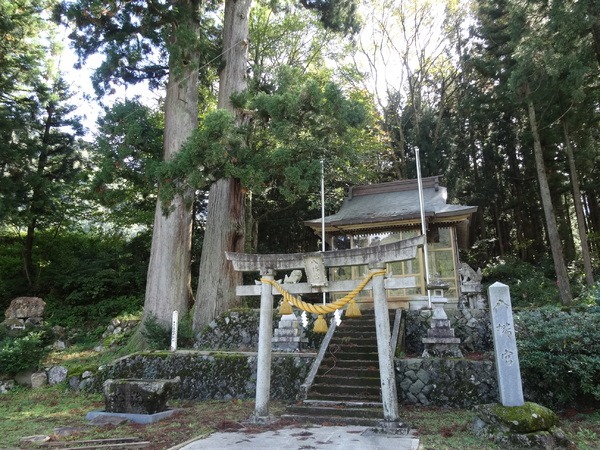 八幡宮を見守るように佇んでいます