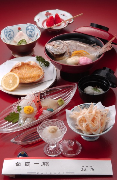 海の幸を贅沢にいただけます