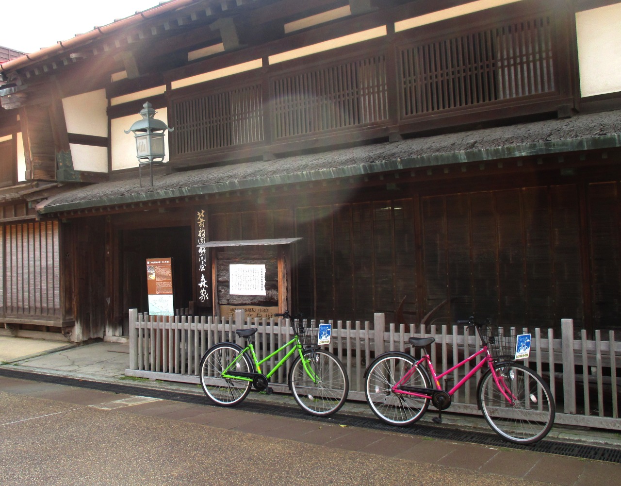 レンタルサイクルで町を巡ろう