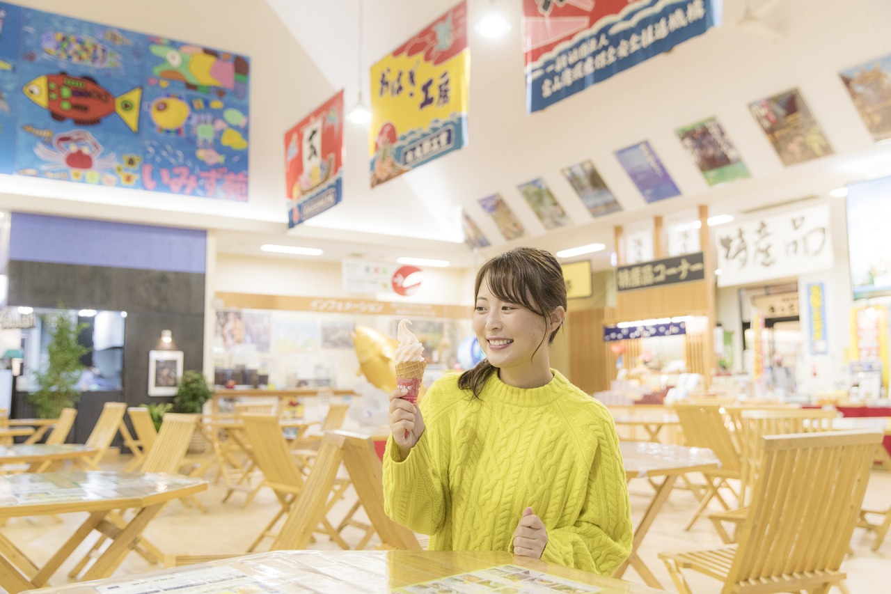 小腹がすいたらソフトクリーム♪