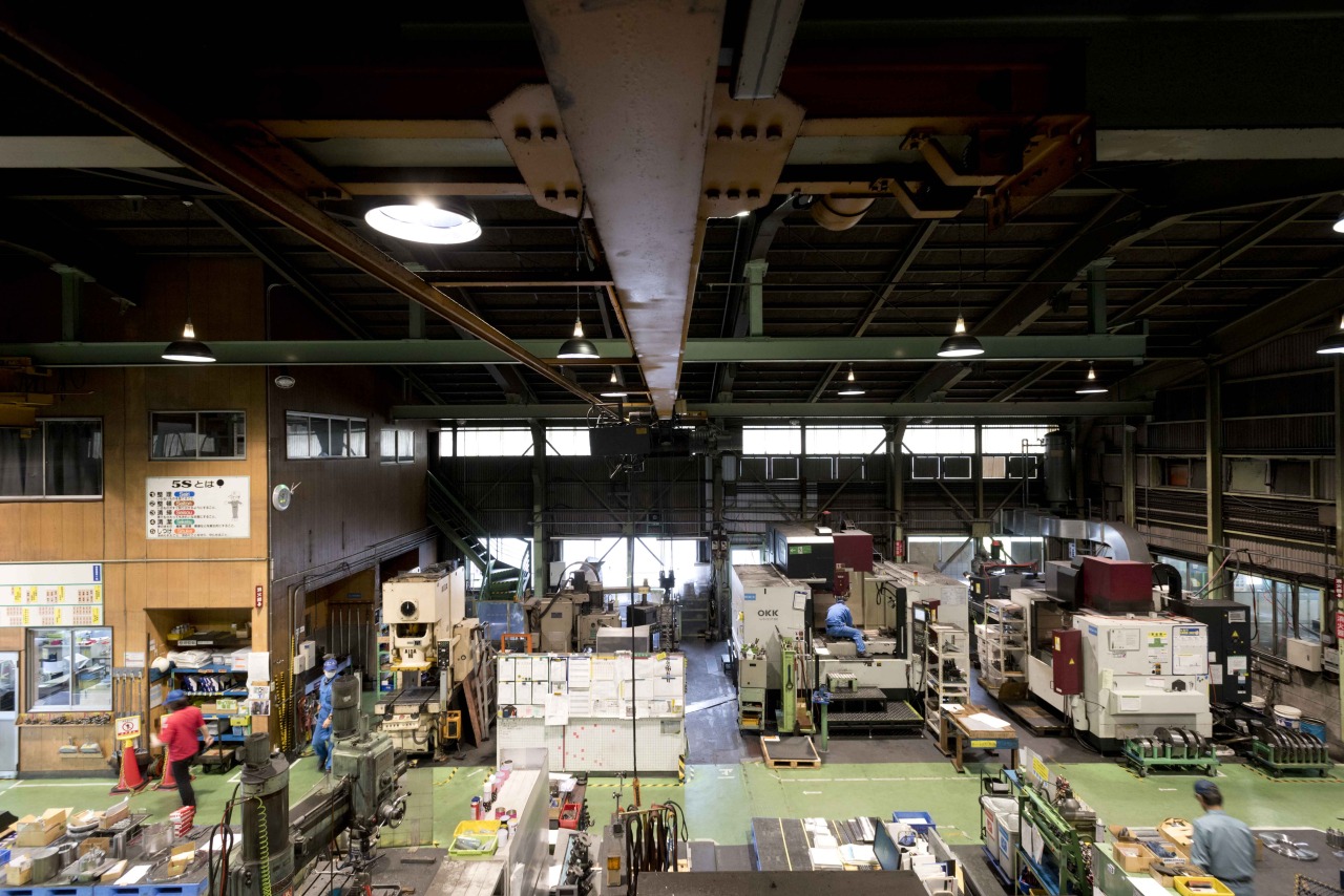 昭和の町工場そのもの