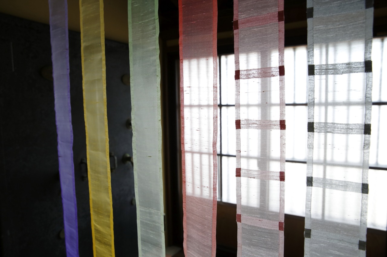 しけ絹ができる様子