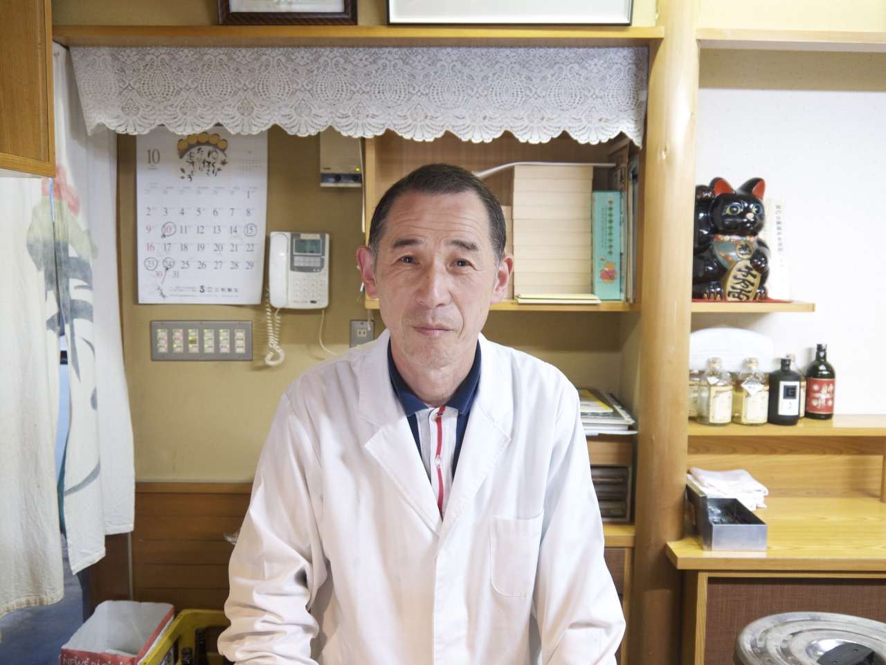 店主の織田さん。