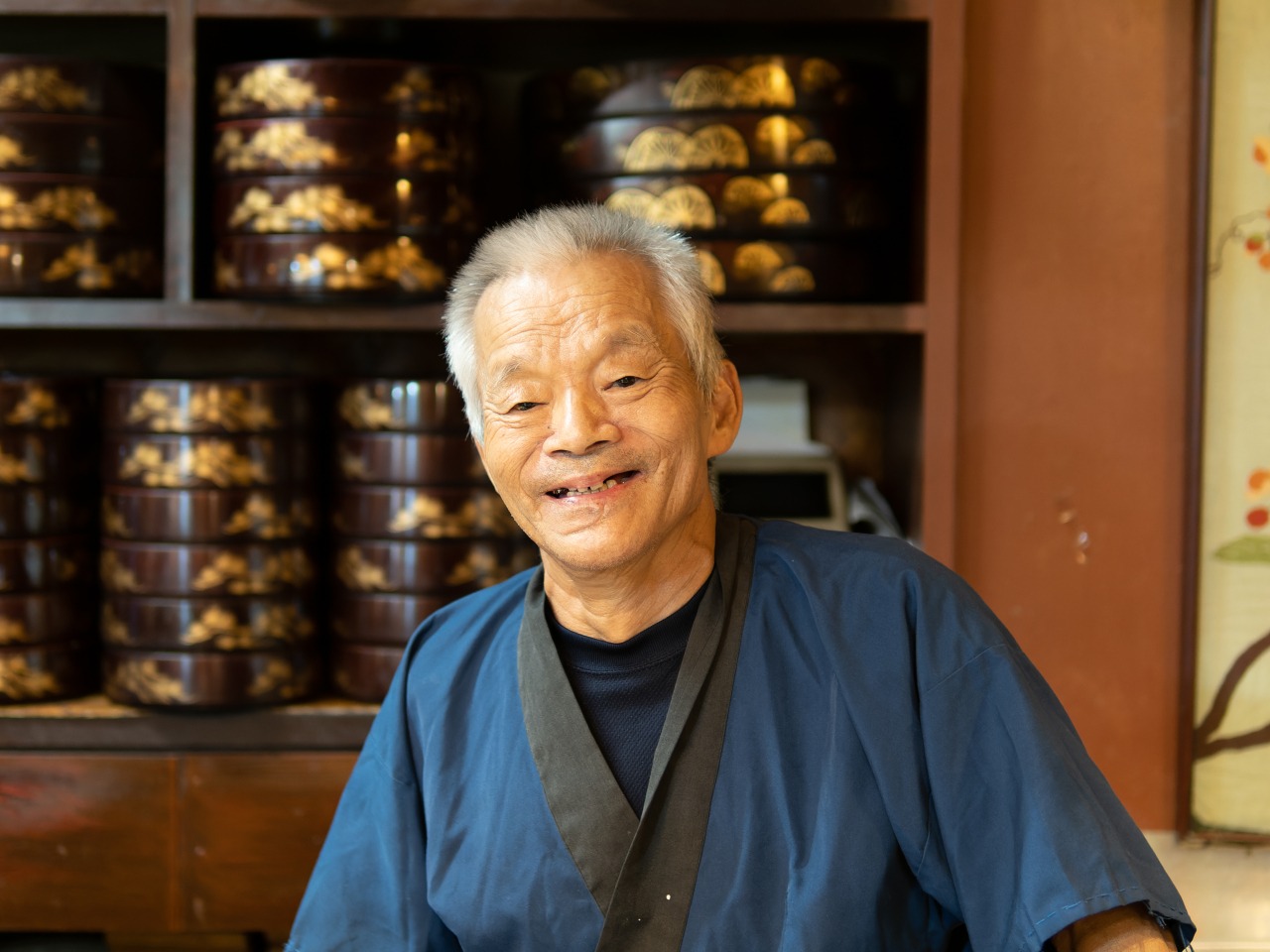 初代店主の田村さん。