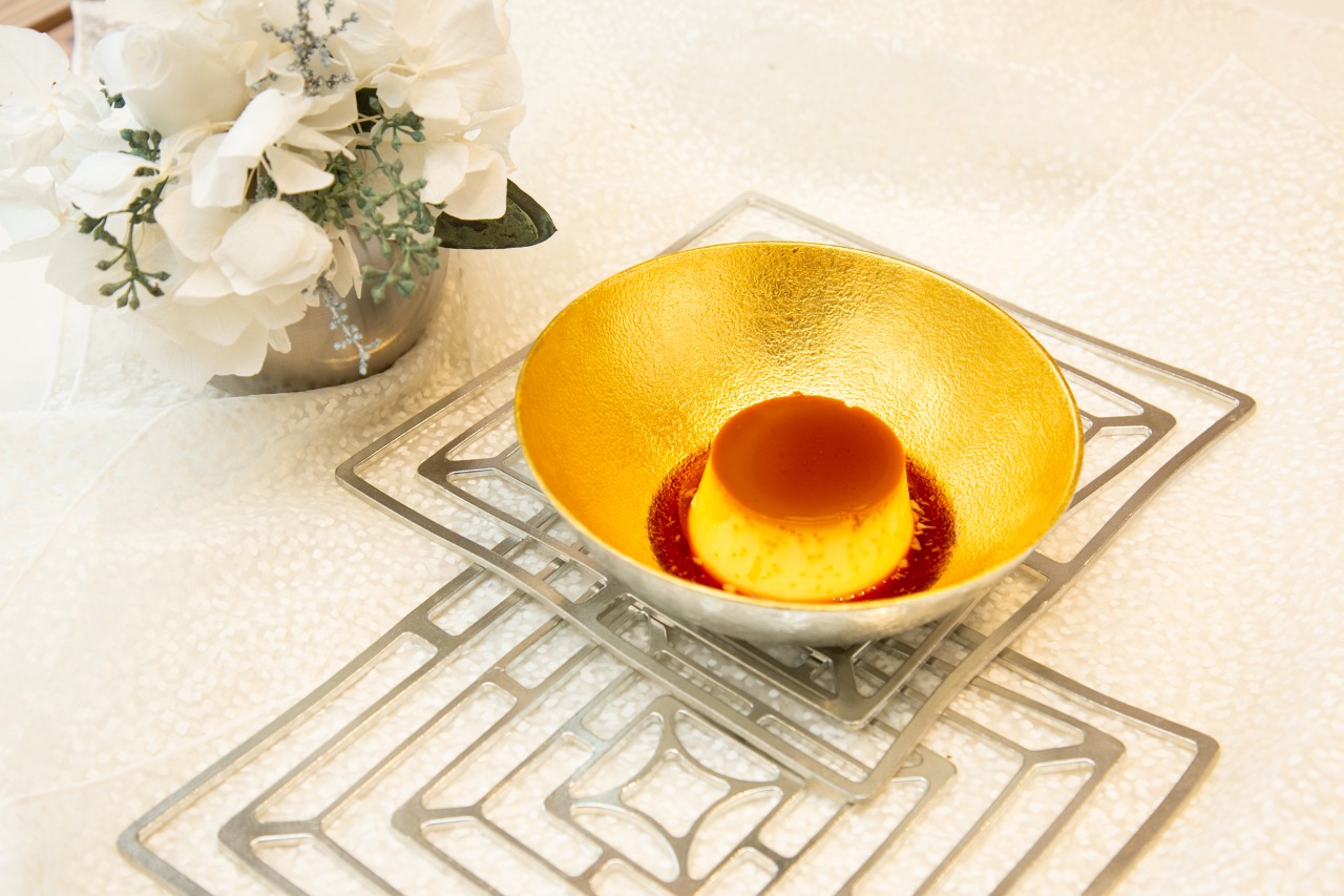 ちょっと固め、懐かしい味が広がる自家製プリン