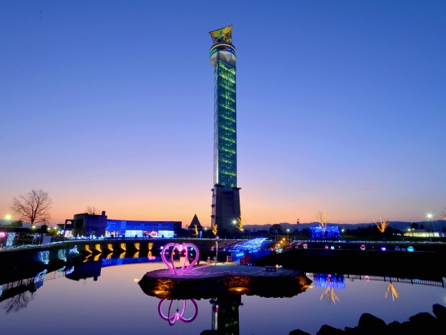 おやべイルミ2025