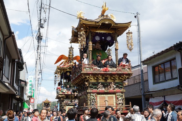 春の八尾曳山祭で流れる曳山囃子