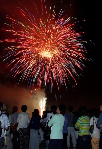 夏の夜空を彩る大輪の花火