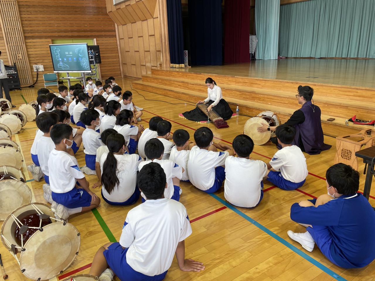 市内アウトリーチの様子