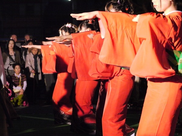 優雅な踊りを間近で鑑賞できます