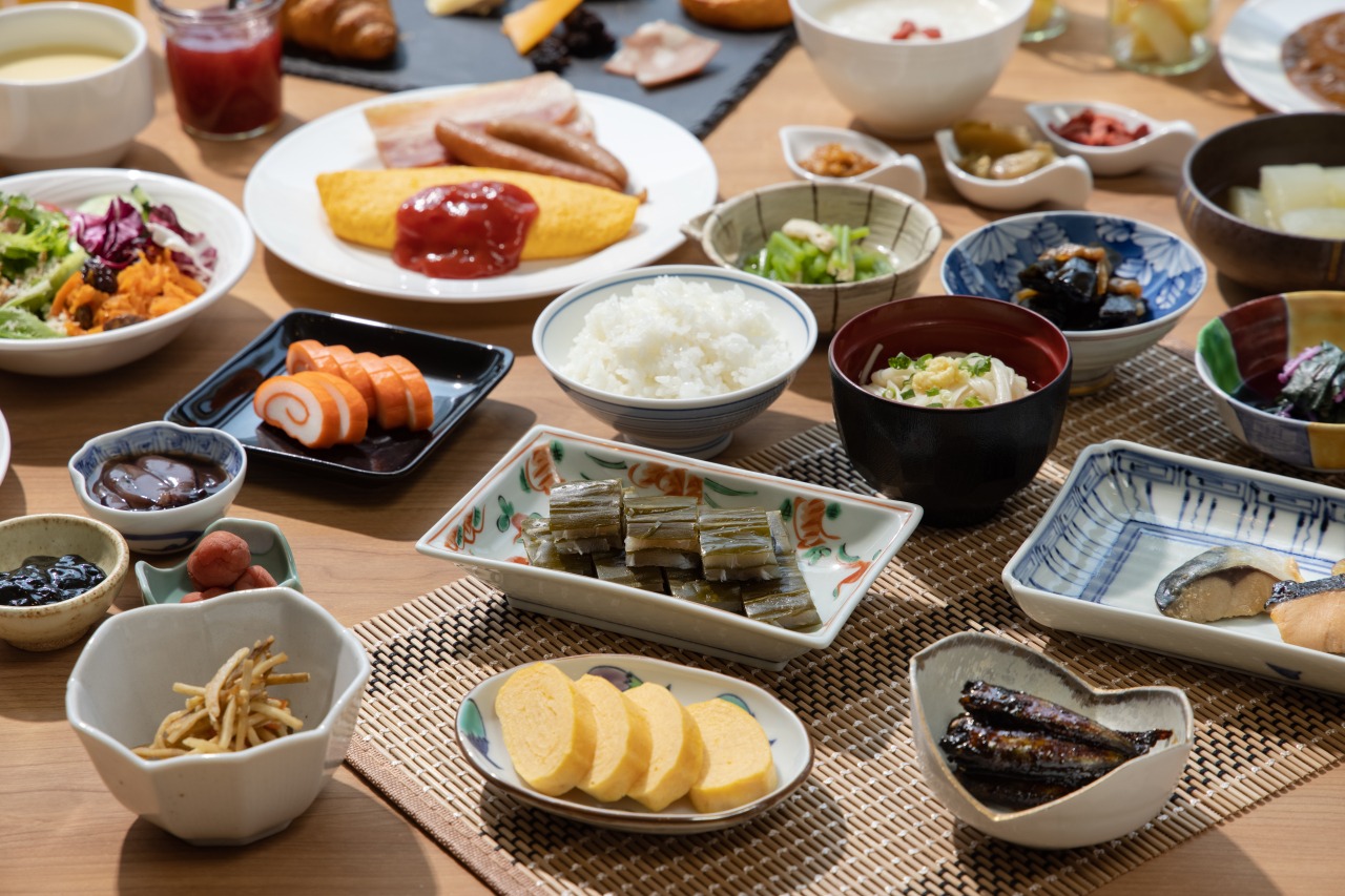多彩な和洋食のメニューが充実モーニングビュッフェ