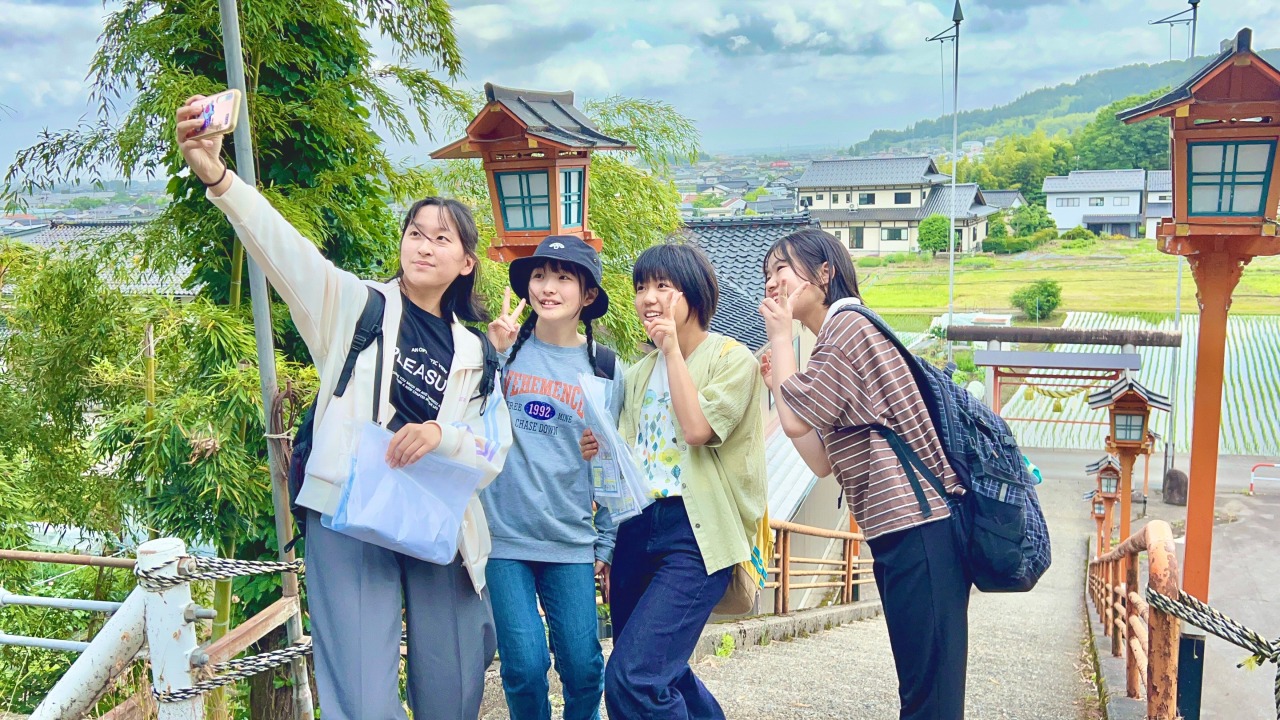 チェックポイントで写真！