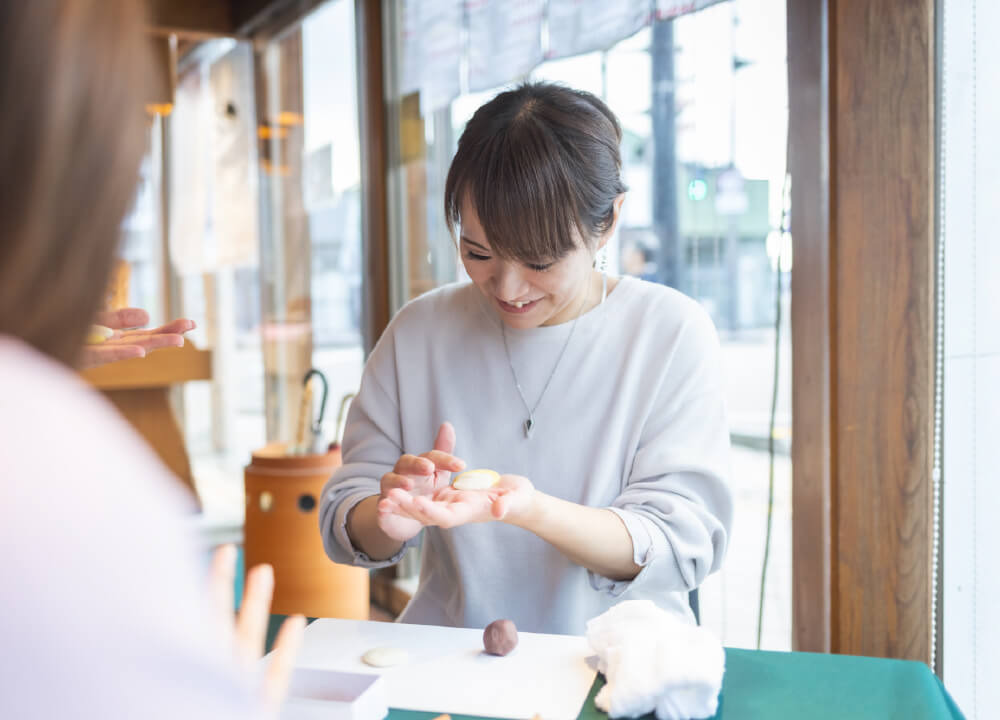 大野屋「和菓子づくり体験」