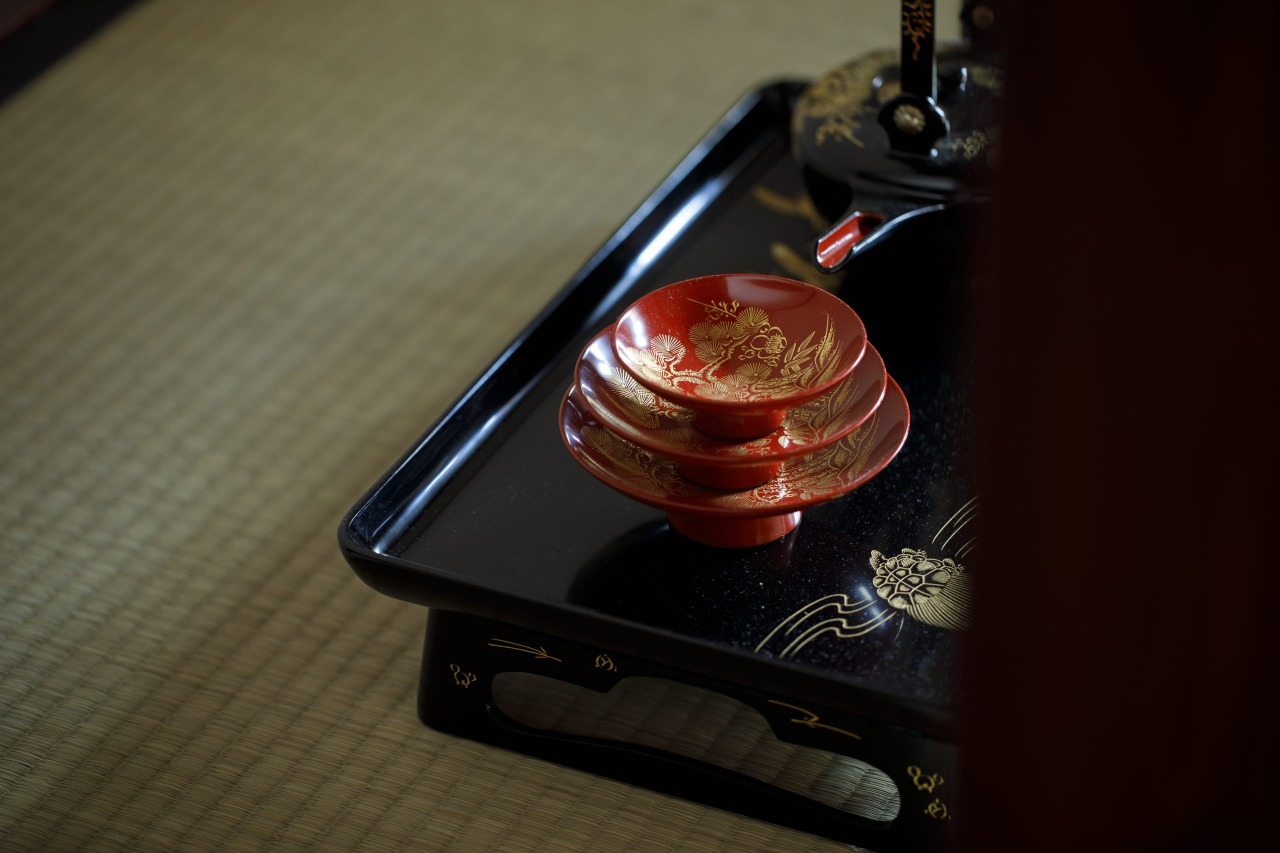 日本らしい設えが宿泊者を出迎える