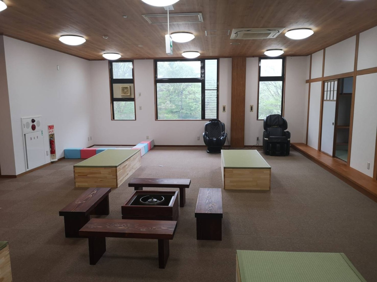 家族、友人を待つ間のリラックス空間