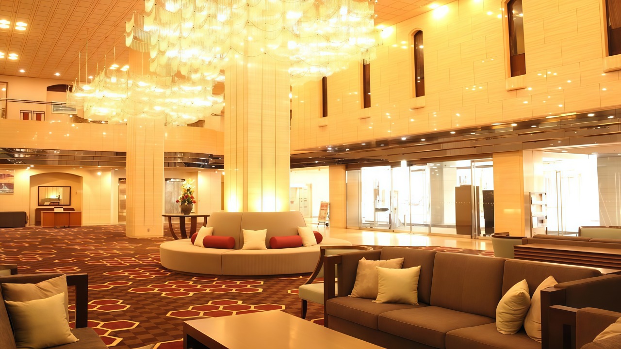 ホテル自慢の高級感あふれるロビー・フロント