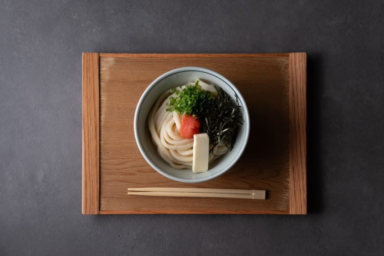 【海苔香る明太子バターうどん】