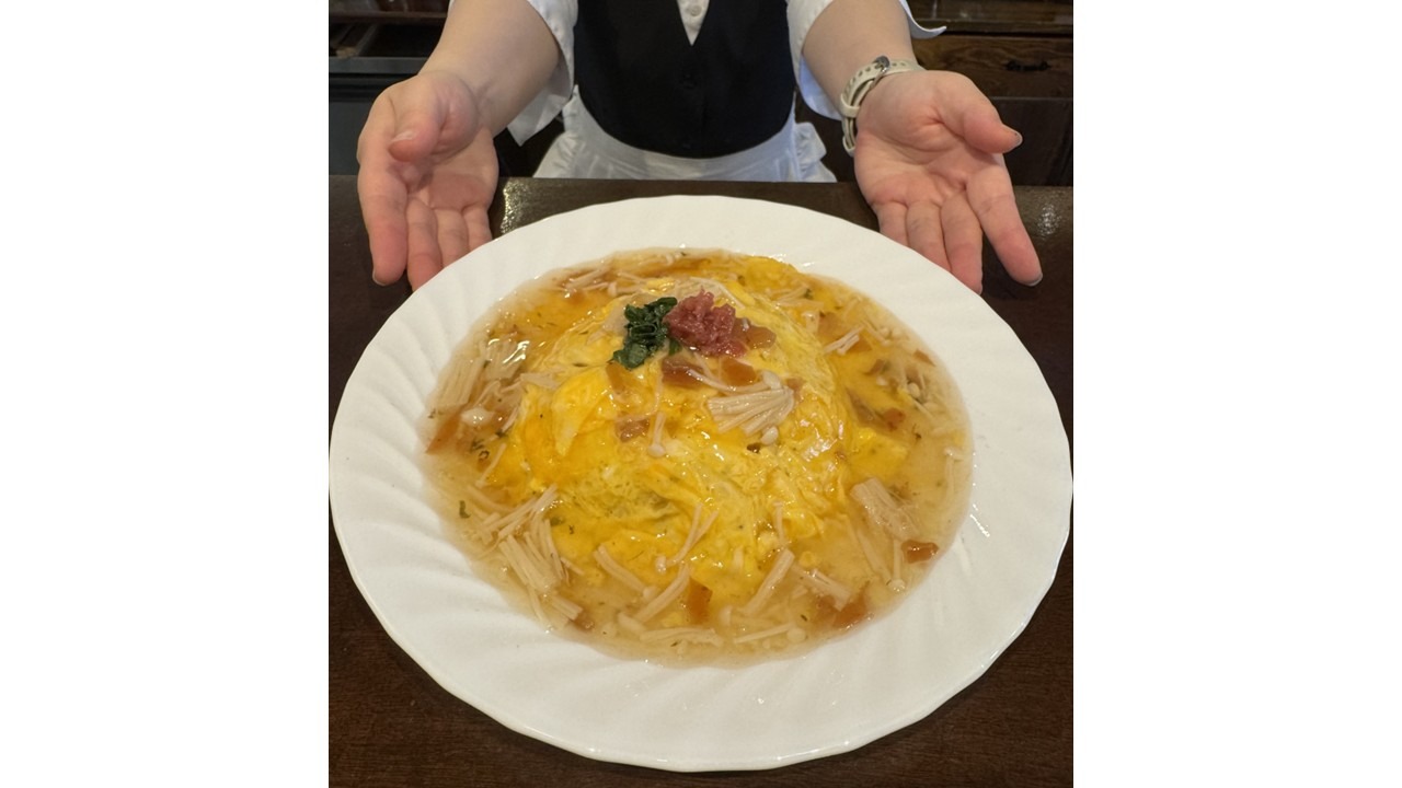 ふわふわオムライスはソースが選べる!