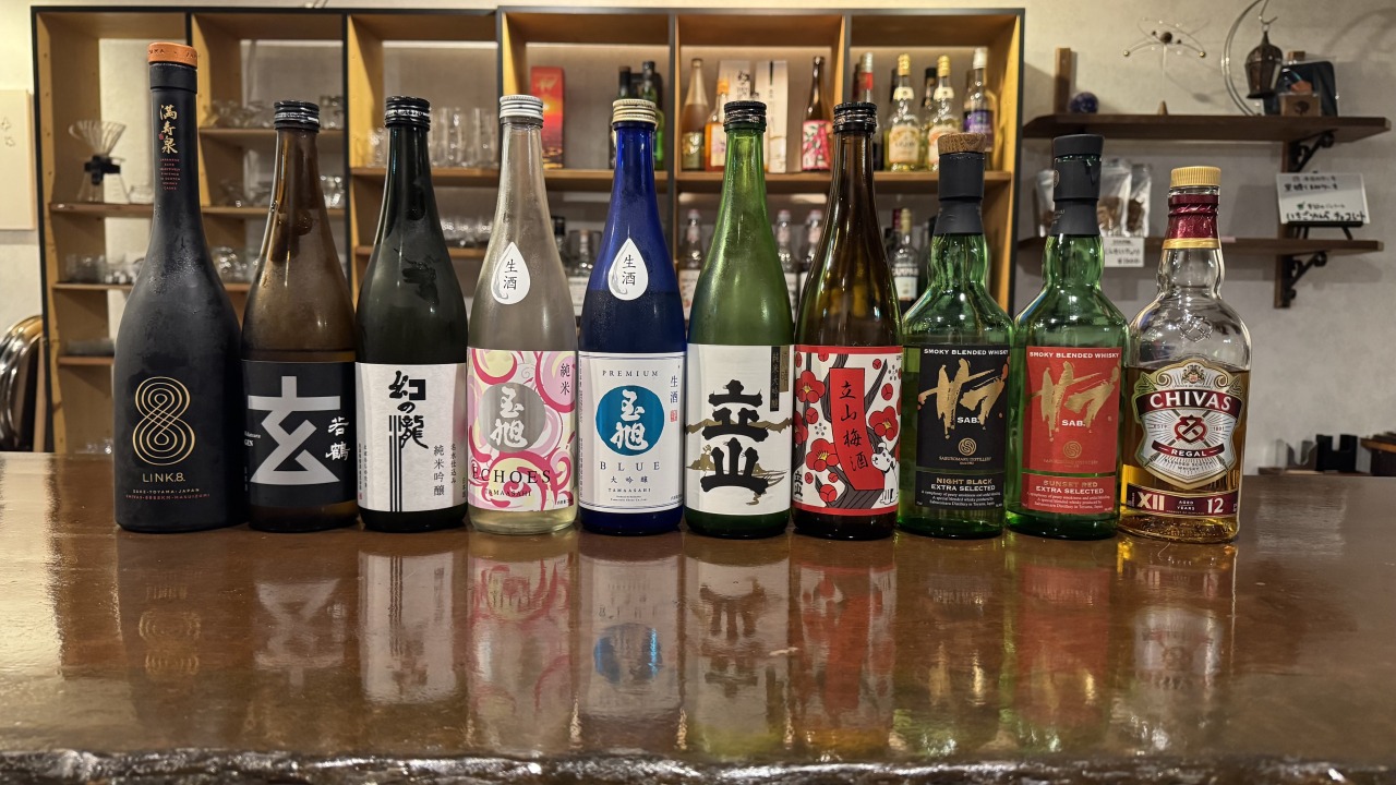 地元のお酒も豊富