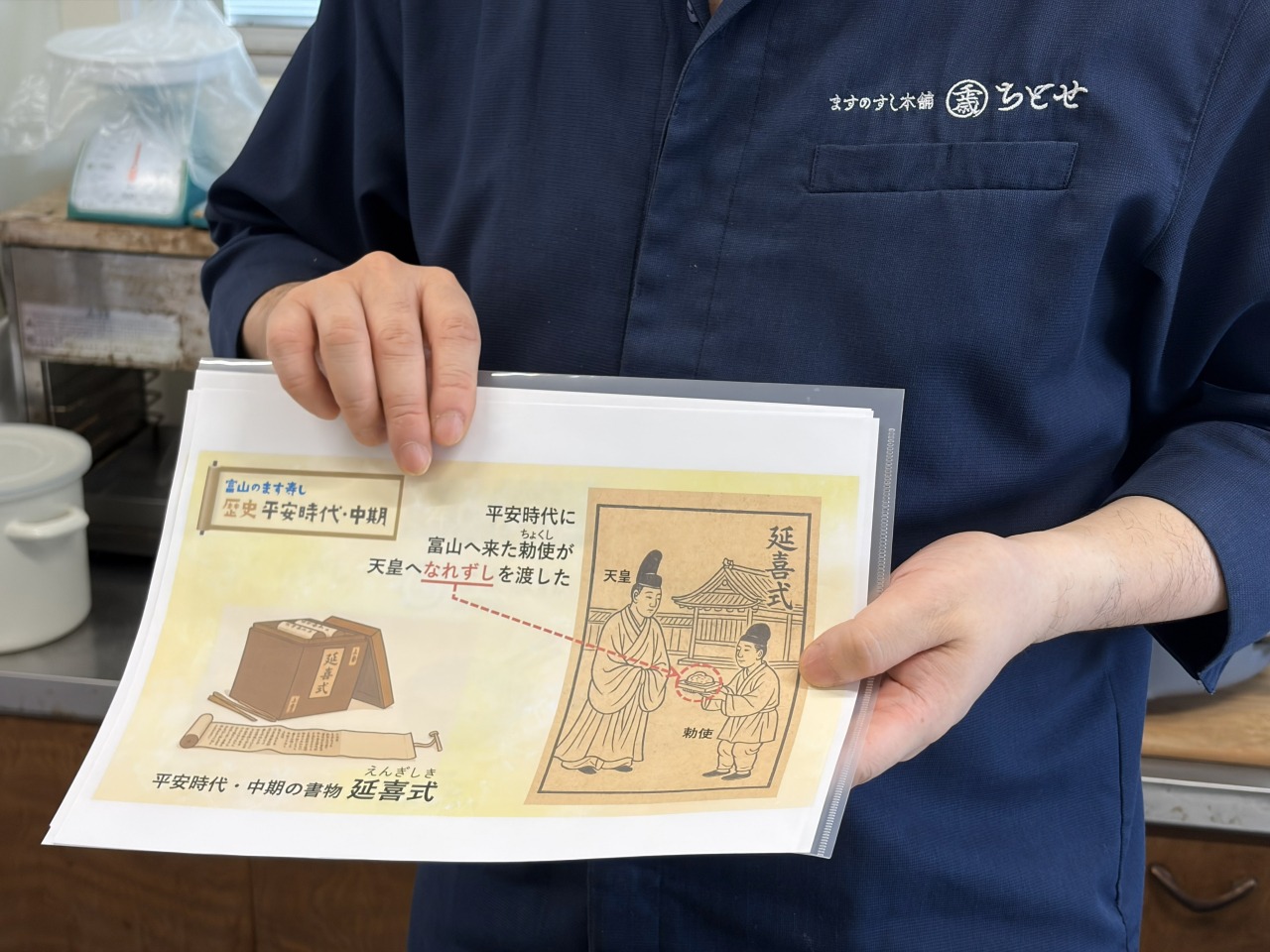 ます寿司の歴史を学びます