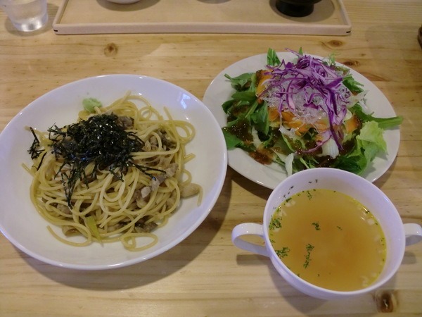 人気のパスタランチ