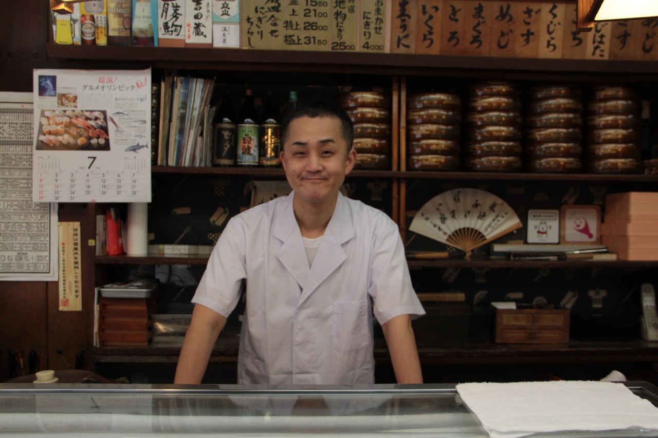 陽気で気さくな店主です。