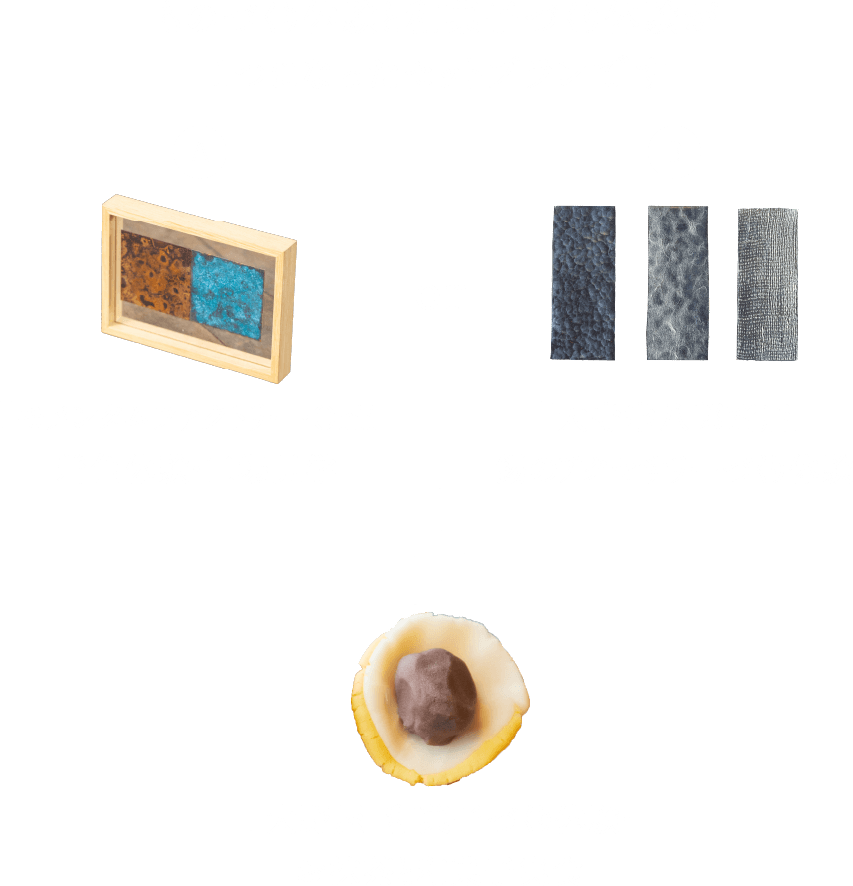 和菓子づくり体験とものづくり体験が１つになったセットプランです。「大野屋」和菓子づくり体験・
	お抹茶と和菓子実食 に加え、A：「大寺幸八郎商店」錫のアクセサリーづくり体験 か B：「モメンタムファクトリー・Orii」着色体験・工場見学 が選べます。